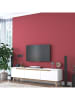 Evila TV-Regal in Weiß - (B)180 x (H)48,6 x (T)35 cm