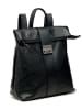 Lia Biassoni Leren rugzak zwart - (B)34 x (H)41 x (D)12 cm