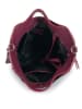 Mila Blu Leren handtas bordeaux - (B)39 x (H)31 x (D)5 cm