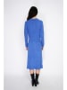 ASSUILI Gebreide jurk blauw
