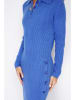 ASSUILI Gebreide jurk blauw