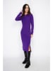 ASSUILI Strickkleid in Lila