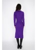 ASSUILI Strickkleid in Lila