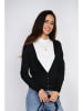 ASSUILI Kaschmir-Cardigan in Schwarz
