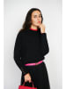 ASSUILI Kaschmir-Pullover in Schwarz