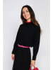 ASSUILI Kaschmir-Pullover in Schwarz
