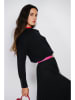 ASSUILI Kaschmir-Pullover in Schwarz