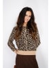 ASSUILI Pullover in Schwarz/ Beige
