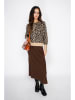 ASSUILI Pullover in Schwarz/ Beige