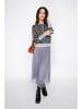 ASSUILI Kaschmir-Pullover in Schwarz/ Grau