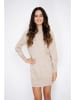 ASSUILI Strickkleid in Beige