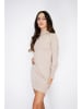 ASSUILI Strickkleid in Beige