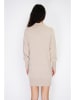ASSUILI Gebreide jurk beige