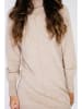 ASSUILI Strickkleid in Beige