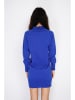 ASSUILI Kaschmir-Kleid in Blau