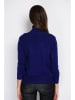 ASSUILI Kasjmieren twinset donkerblauw