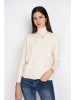 ASSUILI Kaschmir-Twinset in Creme