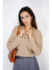 ASSUILI Kaschmir-Pullover in Beige