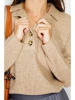 ASSUILI Kaschmir-Pullover in Beige