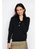 ASSUILI Kaschmir-Pullover in Schwarz