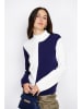 ASSUILI Trui donkerblauw/wit
