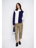 ASSUILI Trui donkerblauw/wit