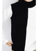 ASSUILI Pullover in Schwarz/ Weiß