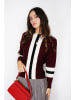 ASSUILI Kaschmir-Pullover in Bordeaux