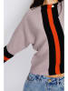 ASSUILI Kaschmir-Pullover in Hellbraun