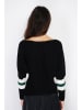 ASSUILI Kaschmir-Pullover in Schwarz