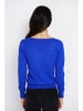 ASSUILI Kaschmir-Pullover in Blau