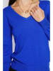 ASSUILI Kaschmir-Pullover in Blau