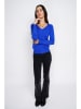 ASSUILI Kaschmir-Pullover in Blau
