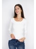 ASSUILI Kaschmir-Pullover in Weiß