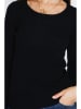 ASSUILI Kaschmir-Pullover in Schwarz