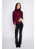 ASSUILI Kaschmir-Pullover in Bordeaux