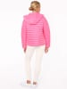 Zwillingsherz Steppjacke "Maritim Patch" in Pink/ Rot