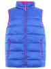 Zwillingsherz Wende-Steppweste "Colorful" in Blau/ Pink