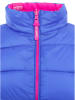 Zwillingsherz Omkeerbare doorgestikte bodywarmer "Colorful" blauw/roze