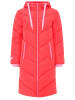 Zwillingsherz Steppmantel "Good Vibes Only" in Rot/ Rosa