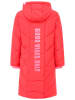Zwillingsherz Steppmantel "Good Vibes Only" in Rot/ Rosa