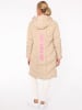 Zwillingsherz Steppmantel "Good Vibes Only" in Beige/ Rosa
