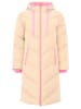 Zwillingsherz Steppmantel "Good Vibes Only" in Beige/ Rosa
