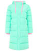 Zwillingsherz Steppmantel "Smile Everyday" in Mint/ Rosa