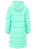 Zwillingsherz Steppmantel "Smile Everyday" in Mint/ Rosa