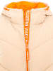 Zwillingsherz Steppmantel "Positive Mind" in Beige/ Orange