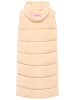 Zwillingsherz Omkeerbare bodywarmer "Leopard" beige/zwart