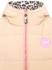 Zwillingsherz Wendeweste "Leopard" in Beige/ Schwarz