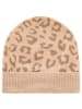 Zwillingsherz Kaschmir-Beanie in Beige