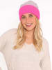Zwillingsherz Kasjmieren muts roze/lichtroze